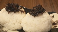 お米のツヤ子さん／葉わさびのおむすび