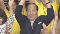衆院選当選時の片山議員（2016年）