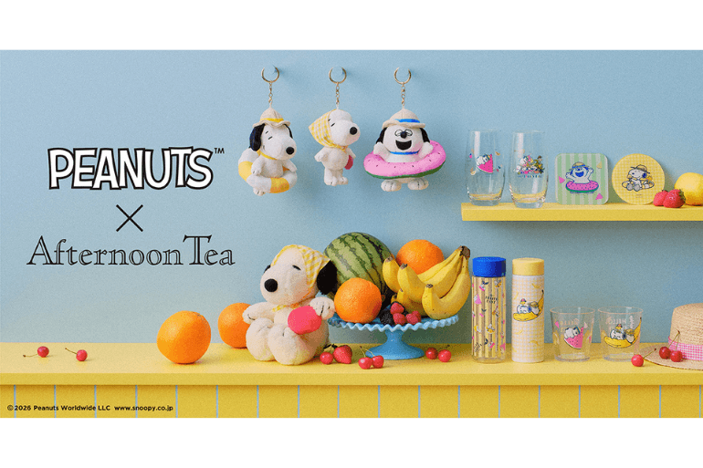 アフタヌーンティー限定】「夏らしいスヌーピーグッズ」と「PEANUTS75