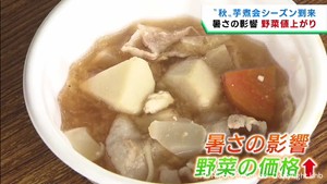 芋煮会シーズン到来も　暑さで野菜が軒並み値上がり　仙台市