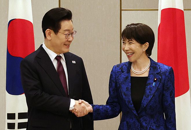 Takaichi, Lee tout improvements in Tokyo-Seoul ties at Nara summit