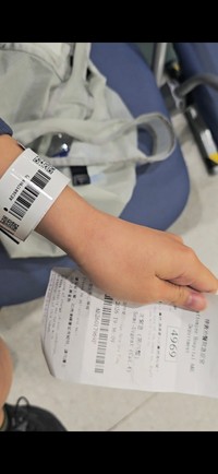 病院で診察を受けたところ…（たむ旅さん提供）