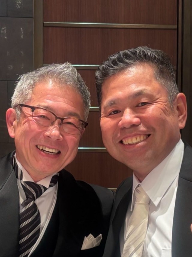 直江さんご子息の結婚式にて。友人はもちろん親族として参列（直江晃さんThreads）