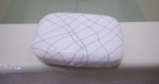 石鹸を使って ※杉浦由梨さん提供