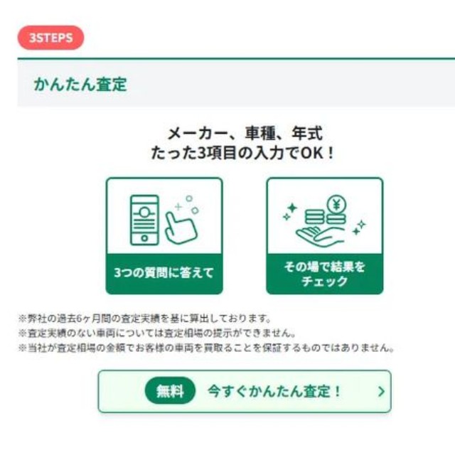 査定シミュレーション（リセールチェッカー）（提供：norico by ガリバー）