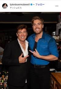 タイラー・ディーン・マクダウェルのインスタグラム＠tylerdeanmcdowellより