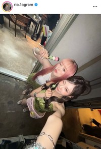 RIOインスタグラム(@rio.1ogram)より