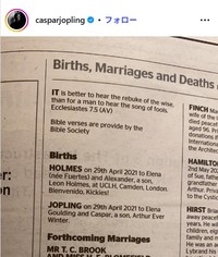 キャスパー・ジョプリングーのインスタグラム@casparjoplingより