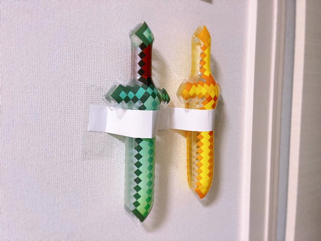 なんてステキな「紙のサーベル置き場」!（画像提供：Pekepomさん）