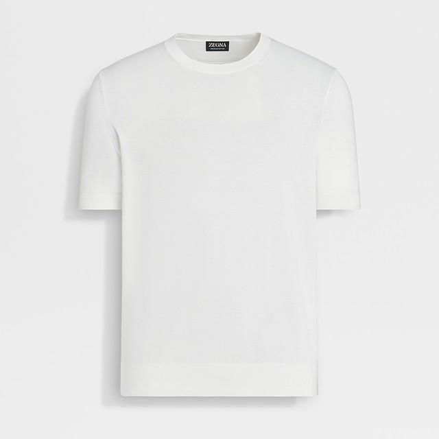上質な素材使いが大人の品格を付与する、<br>ゼニアのTシャツ。