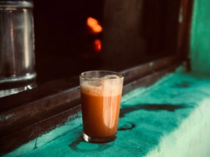 家では再現ができない、インドの空気と朝のチャイの味