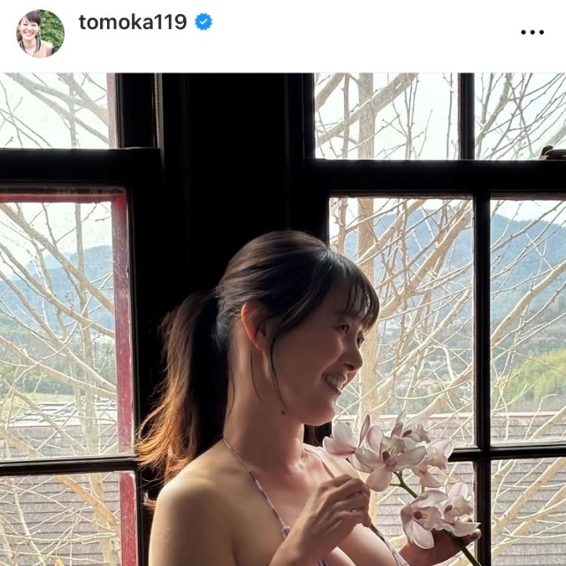 竹中知華インスタグラム(@tomoka119)より