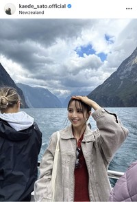 佐藤楓インスタグラム＠kaede_sato.officialより