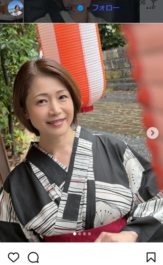 友田真希のインスタグラム＠maki_tomoda_より