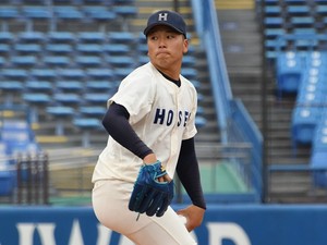 法政大・尾﨑完太　テニスボールで覚えた魔球と最速150キロが武器の「左のエース」