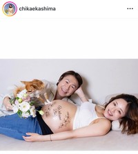 加島ちかえインスタグラム＠chikaekashimaより