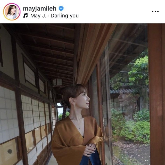 May J.インスタグラム＠mayjamilehより
