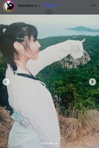 佐藤寛子のインスタグラム＠memeco.sより