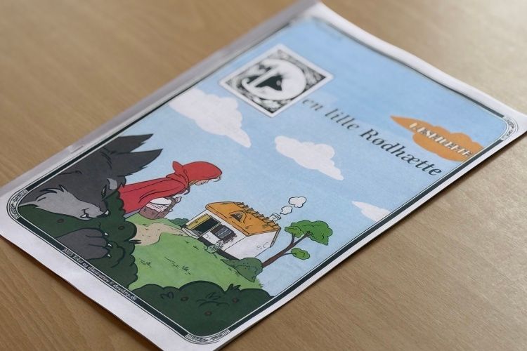 小学1年生の授業で使う「赤ずきんちゃん」の読み物