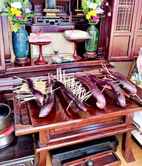 お盆に子どもたちが作った精霊牛（画像提供：ぶちさん）