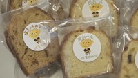 僧侶の生駒善勝さんが作るパウンドケーキ　「パパのおかしやさん Resho」