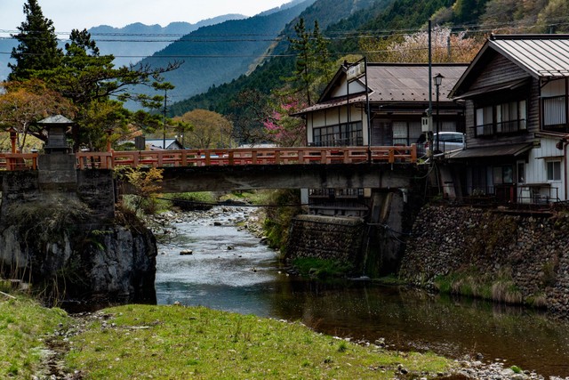 清流・山上川が流れる天川村洞川地区