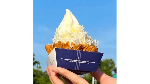 新感覚スイーツ「じゃこ丸瀬戸内ソフト」津田の松原SAで18日発売　香川・さぬき市