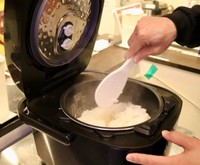 ふっくら炊き上がった古古米