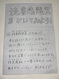 昨年手書きで作ったマニュアル／ゆめぴさん（@yumepikopu）提供