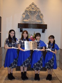「恋人の聖地」銘板お披露目会に出席したKOBerrieS♪