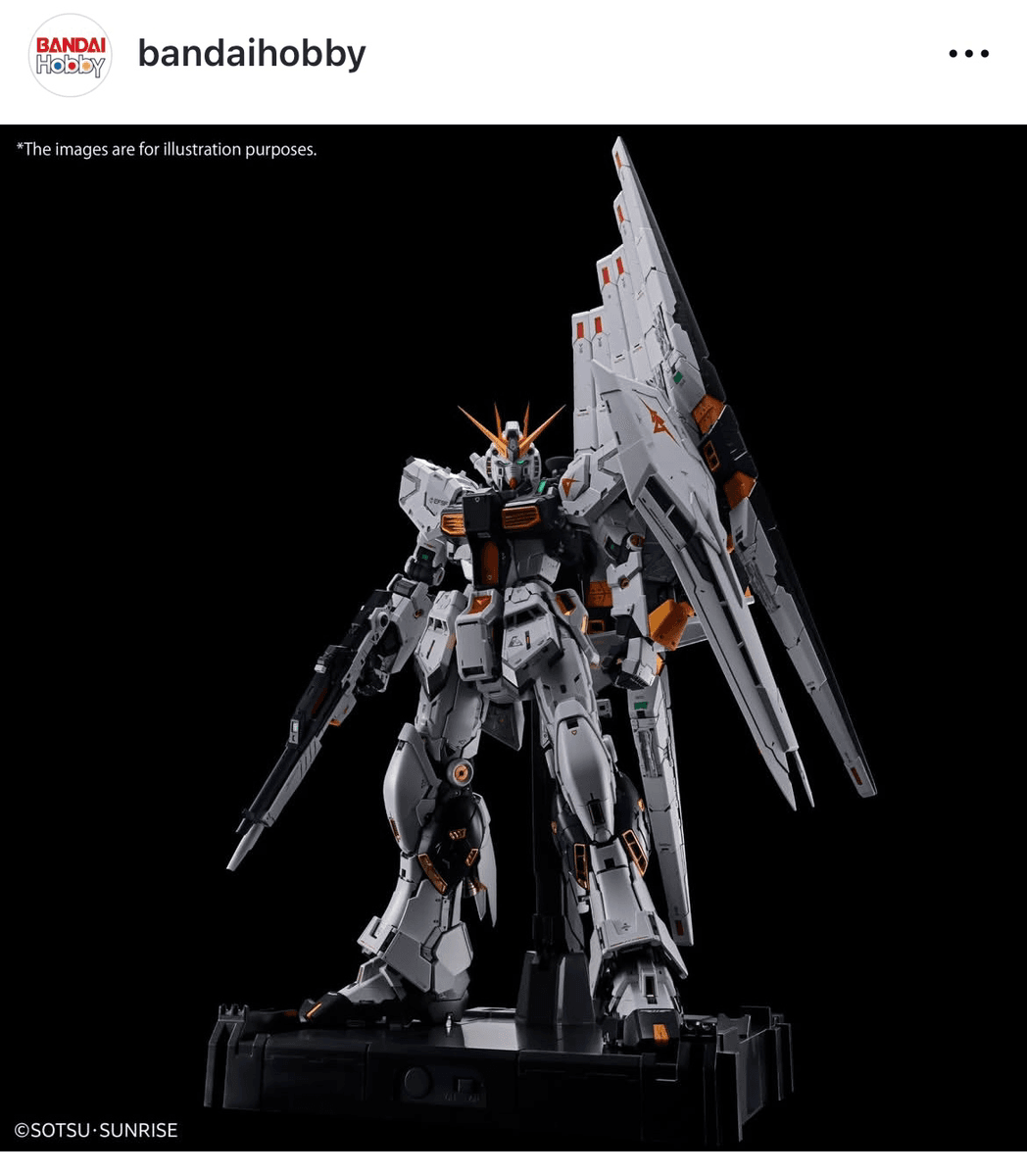 Bandai Hobby (@bandaihobby)の公式インスタグラムより