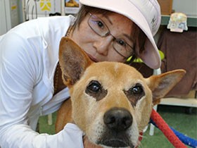 保護犬くーちゃん生きていた…かけつけた女性は土砂崩れで死亡　