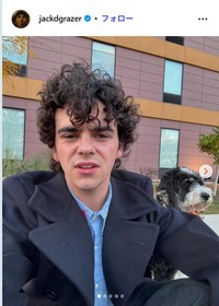 ジャック・ディラン・グレイザーのインスタグラム@jackdgrazerより