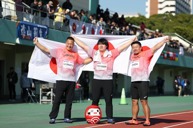 陸上・駅伝 - デフ男子ハンマー投げ、日本勢が表彰台を独占 初出場の21