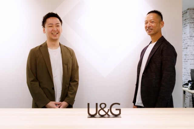 ユナイトアンドグロウ株式会社・代表取締役社長の須田さん（写真右）とインソーシング事業本部の大川さん（写真左）