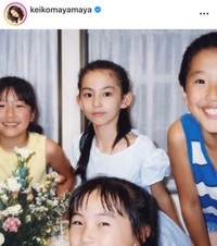 真山景子インスタグラム(＠keikomayamaya)より