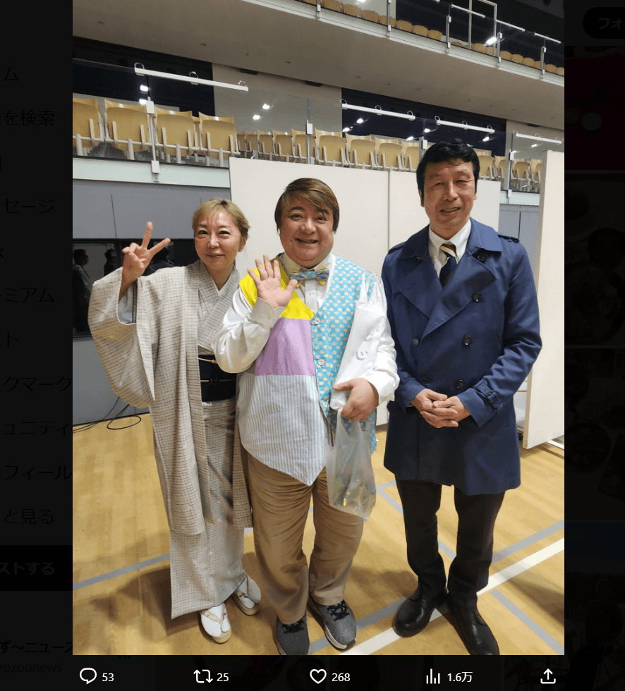 室井佑月のX（@YuzukiMuroi）より