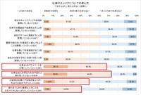 仕事やキャリアについての考え方について（提供画像）