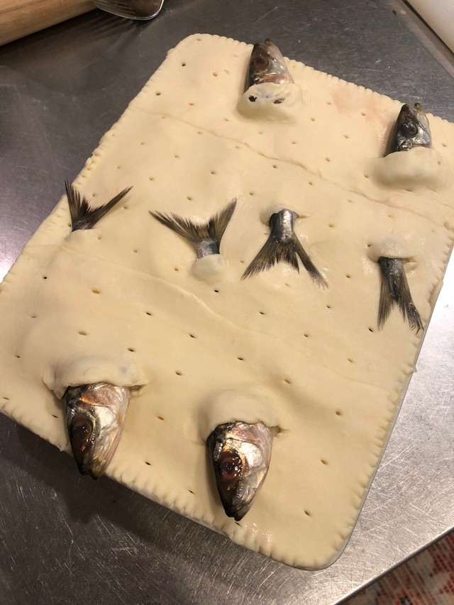 イワシがぱいからはえてくるんですわ（提供：お菓子作り お嬢様さん）