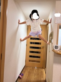 壁をつたって天井近くまで到達／投稿主さん提供