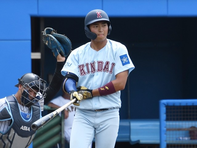野球 - 近畿大・阪上翔也 佐藤輝明もつけた「背番号8」二刀流の