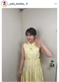 冨田有紀アナのインスタグラム＠_yuki_tomita_より