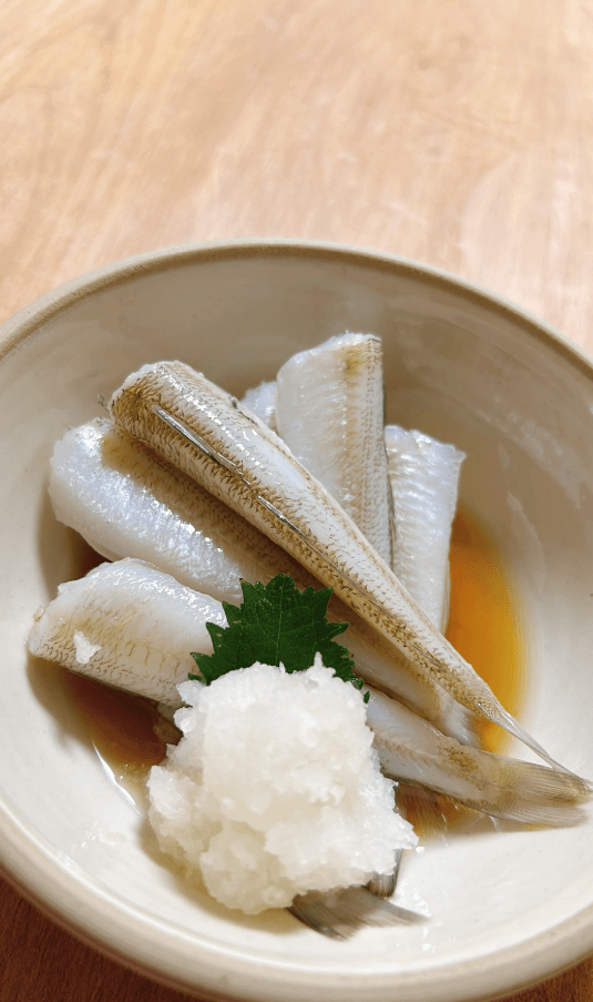 さっと湯通しして、おろしポン酢でさっぱりと 画像提供：中山愛さん