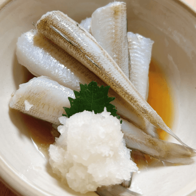 さっと湯通しして、おろしポン酢でさっぱりと 画像提供：中山愛さん