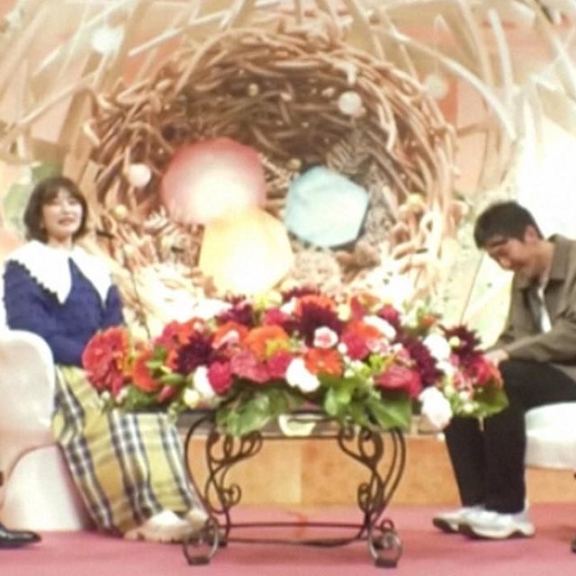 「まさかあの2人が結婚！？」と驚くような中学時代の同級生カップル（3月22日放送「新婚さんいらっしゃい」より（C）ABCテレビ）