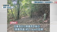 根香寺道　提供：坂出市
