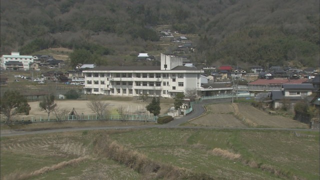 農業法人に売却した旧福谷小学校・幼稚園跡地　岡山・北区河原