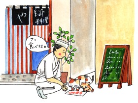 小料理屋の路地裏でしょんぼりしていた猫「カヌレ」　今日からうちの子だよ