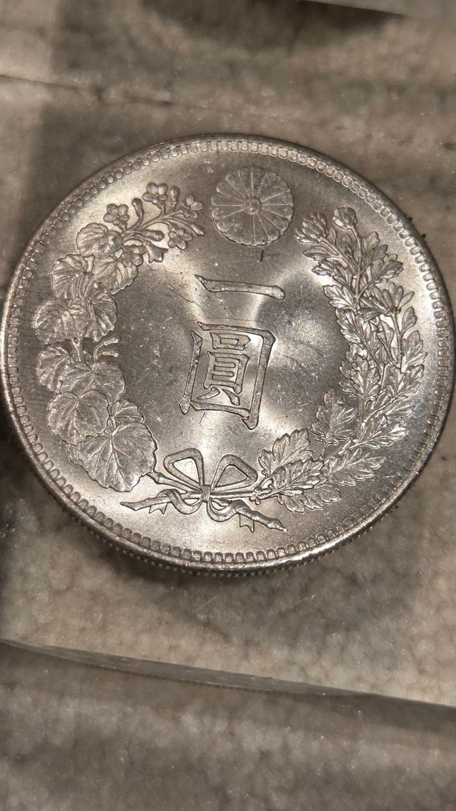 写真を一見すると、特に変哲のない円銀に見えるが…／投稿主さん提供