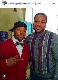 ジョシュア・アレンさんのインスタグラム@officialjoshuaallenより
